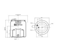 FEBI BILSTEIN 39153 Fuelle, suspensión neumática