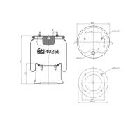 FEBI BILSTEIN Fuelle, suspensiÃ³n neumÃ¡tica (Ref: 40255)