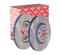 2x Disco de freno Eje delantero ventilación interna 44009 FEBI BILSTEIN