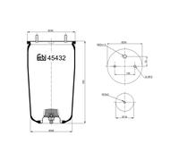 FEBI BILSTEIN 45432 Fuelle, suspensión neumática