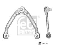 FEBI BILSTEIN Brazo De Suspensión Superior Delantero Derecho Para Infiniti Q70