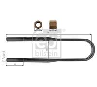 FEBI BILSTEIN Brida de ballesta (Ref: 39178)