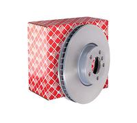 FEBI BILSTEIN Disco de freno Delantero, derecha Ø348mm Espesor: 36mm Corona de Agujeros - Ø: 120mm ventilación interna 104950 Compatible con BMW 5 Touring F11 5 Sedán F10 7 F01, F02, F03, F04