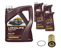 Febi BILSTEIN Filtro 9L mannol Longlife 504/507 5W-30 para Audi A8 4E _ 6.0 W12