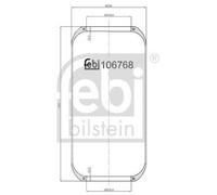 FEBI BILSTEIN Fuelle, suspensión neumática (Ref: 106768)