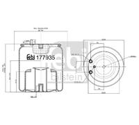 FEBI BILSTEIN Fuelle, suspensión neumática (Ref: 177935)