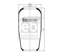 FEBI BILSTEIN Fuelle, suspensión neumática (Ref: 20185)