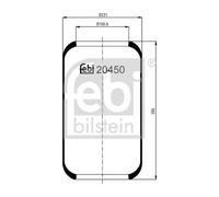 FEBI BILSTEIN Fuelle, suspensión neumática (Ref: 20450)