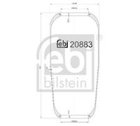 FEBI BILSTEIN Fuelle, suspensión neumática (Ref: 20883)