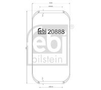 FEBI BILSTEIN Fuelle, suspensión neumática (Ref: 20888)