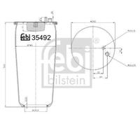 Febi bilstein 35492 Fuelle, suspensión neumática