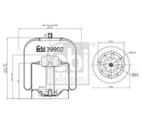 FEBI BILSTEIN Fuelle, suspensión neumática (Ref: 39902)