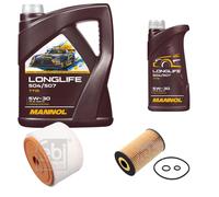 Mannol 7715 SAE 5W-30 Longlife Aceite VW 504.00/507.00 ,MB 229.51 ,4x1 de Litro