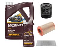 FEBI BILSTEIN Inspección Set 6L MANNOL LONGLIFE 504/507 5W-30 Para Fiat Ducato