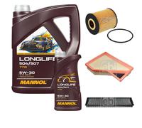 FEBI BILSTEIN Inspección set 6L MANNOL Longlife 504/507 5W-30 para Mini Mini