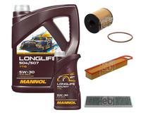 FEBI BILSTEIN Inspección set 6L MANNOL Longlife 504/507 5W-30 para Mini Mini