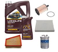 FEBI BILSTEIN Inspección Set 6L MANNOL LONGLIFE 504/507 5W-30 Para Seat Ibiza