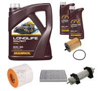 FEBI BILSTEIN Inspección Set 7L MANNOL LONGLIFE 504/507 5W-30 Para Audi A6
