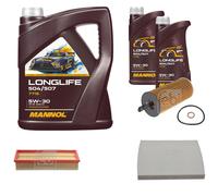 FEBI BILSTEIN Inspección Set 7L MANNOL LONGLIFE 504/507 5W-30 para BMW X5 F15