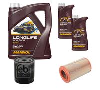 FEBI BILSTEIN Inspección Set 7L MANNOL LONGLIFE 504/507 5W-30 Para Fiat Ducato