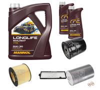 FEBI BILSTEIN Inspección Set 7L MANNOL LONGLIFE 504/507 5W-30 Para Saab 9-3