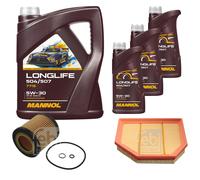 FEBI BILSTEIN Inspección set 8L MANNOL Longlife 504/507 5W-30 para BMW 4 Coupe