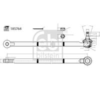 Febi BILSTEIN Rótula Delantera Derecho para Suzuki Samurai 1.3 AWD