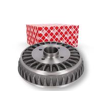 FEBI BILSTEIN Tambor de freno 2x Trasero Derecha Trasero Izquierda corona de agujeros Ø100mm