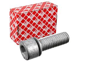 FEBI BILSTEIN Verschlussschraube, Achsgetriebe 177755 | Febi - Tornillo de cierre con engranaje de eje y junta, M10 x 1,5, 40 mm, hexágono interior