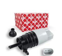 Febi Bilstein Bomba de agua de lavado 107383 para limpiaparabrisas con anillo de sellado 1 pieza