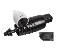 Febi bilsteinBomba de agua de lavado 107463 para sistemas de limpieza de cristales y faros, con anillo de sellado, 1 pieza