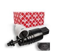 Febi bilstein Bomba de agua de lavado 107463 para cristales y faros, con anillo de sellado, 1 pieza