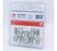 Febi Cerraduras De Llantas Juego M12x1,25x26mm Conico 27051|2