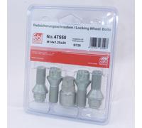 Febi Cerraduras De Llantas Juego M14x1,25x28mm Conico 47550|1