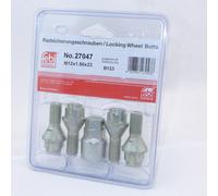 Febi Cerraduras Llanta Tornillos Antirrobo Kit M12x1, 5x23mm Kegelbund 27047 2