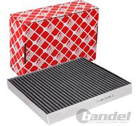 Febi Filtro Habitáculo de Carbón Activado Apto para Audi A3 Q2 Q3 Tt Cupra Ateca