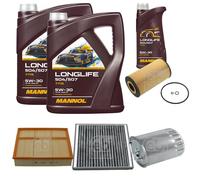 FEBI Inspección Set 11L MANNOL LONGLIFE 504/507 5W-30 Para Mercedes-Benz