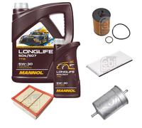 Mannol 7715 SAE 5W-30 Longlife Aceite VW 504.00/507.00 ,MB 229.51 ,4x1 de Litro