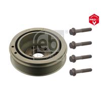 FEBI Polea cigüeñal para IVECO FIAT 2,3 504017415 504017415S1 504078435