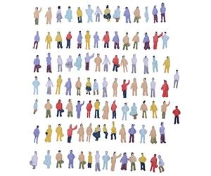FEBIO 100pzs Pintado Tren Personas Figuras Escala N (1 a 150)