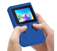 Febotak Consola de Juegos Retro analógica | con 240 Juegos clásicos | Consola de Juegos portátil | Mini Consola de Juegos | Consola de Juegos Retro portátil | 12,5 x 8 x 2,3 cm (Azul Claro)