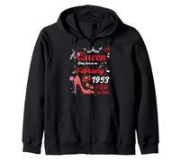Febrero 1953 Cumpleaños Esta Reina Nació En Febrero 1953 Sudadera con Capucha