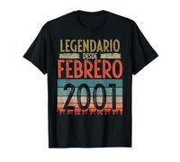 Febrero 2001 Vintage - 25 Años Regalo Cumpleaños Hombre Camiseta