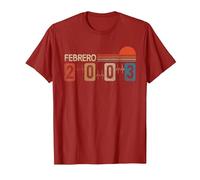 Febrero 2003 Vintage - 23 Años Regalo Cumpleaños Hombre Camiseta, Hombre, Arándano, S