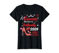 Febrero 2009 Cumpleaños Esta Reina Nació En Febrero 2009 Camiseta