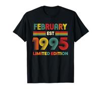 Febrero EST 1995 Cumpleaños Edición Limitada 31 Años 31 Camiseta
