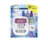 Febreze 3 volution Starter Set Lenor aprilfrisch, 20 ml | Sistema automático de aroma fresco con 3 aromas cambiantes para eliminar los olores.