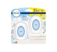 Febreze Ambientador de baño puro y fresco, elimina y previene los olores continuos, 2 unidades