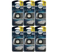 Febreze Car Coche Ambientador Fragancia a Nuevo 6 X 2ml - Regulable Duftstärke