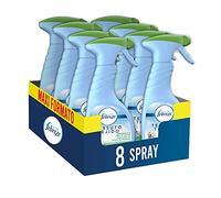 Febreze Spray - Ambientador para ambientes, 8 paquetes de 500 ml, ambientador para armario, desinfectante, formato grande, elimina los olores fuertes y persistentes, apto para tejidos